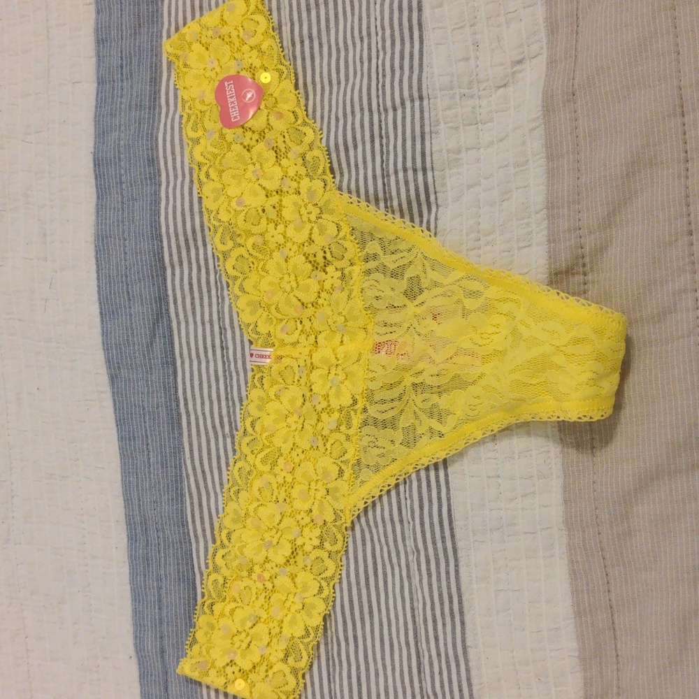 Victoria's Secret Pink lace thong